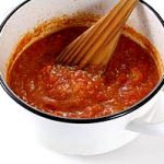 生トマトで作るトマトソース