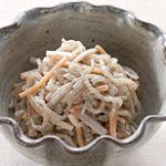 白滝のごまマヨネーズ和え