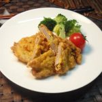 糠味噌漬け豚ヒレ肉の黄金揚げ
