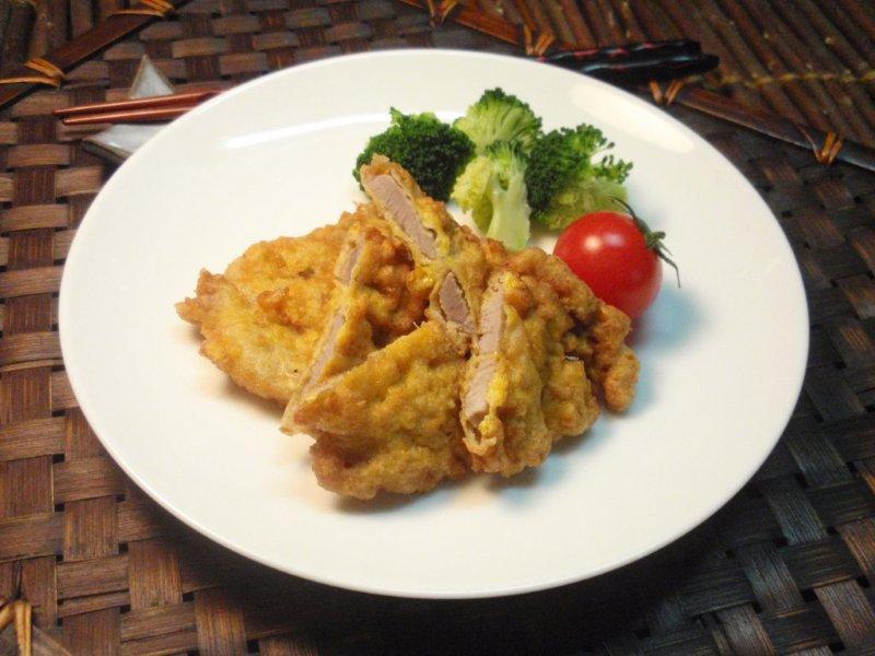 糠味噌漬け豚ヒレ肉の黄金揚げ