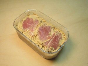 糠味噌漬け豚ヒレ肉の黄金揚げ