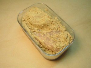 糠味噌漬け鶏ササミのサラダ