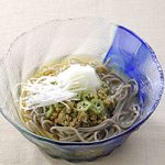 納豆とオクラの冷やしそば