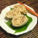 納豆卯の花の油揚げ詰め