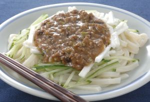 肉味噌あんかけうどん