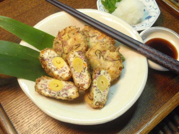 菊の銀杏入りがんもどき