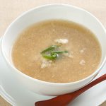 蒸し豆腐のくるみ餡かけ