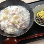 蓮の実と鶏肉のお粥