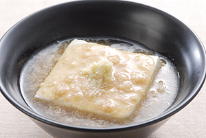 豆腐のカニ餡かけ