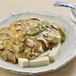 豆腐のクリームコーンあんかけ