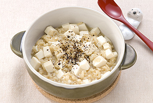 豆腐の茶粥