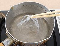 豆腐寒天とホタテ貝柱のパセリドレッシング