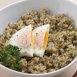豚ひき肉とパセリのオイスターソースチャーハン