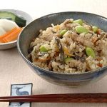 豚肉と昆布の炊き込みごはん