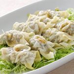 豚肉と野菜の蒸しワンタン
