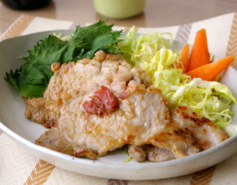 豚肉のうめぇ焼き