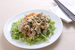 豚肉のからし酢味噌和え