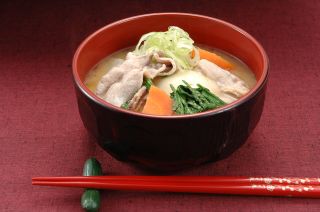 豚肉＋大根＋春菊＋にんじん
