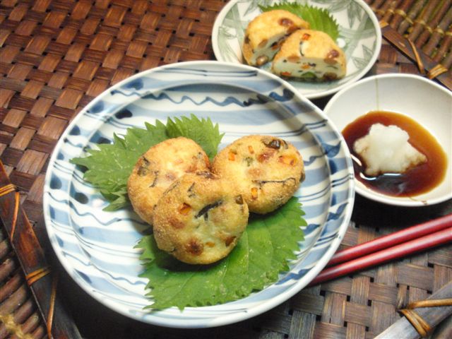 酢大豆のがんもどき