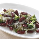 金時豆・ブロッコリー・昆布のマリネ