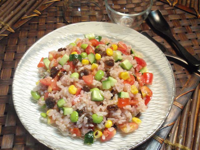 雑穀ライスサラダ