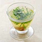 青じそと緑茶の梅干し茶