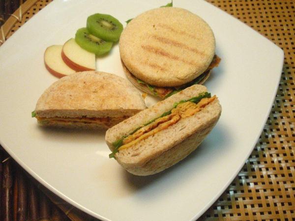 鮭のしょう油麹マフィン