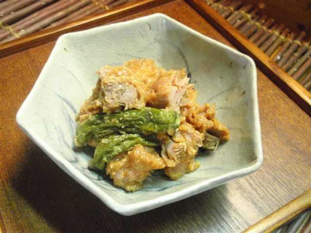 鶏から揚げの味噌漬け