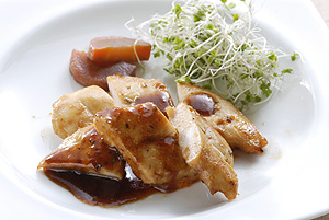 鶏ササミのレモンはちみつソース