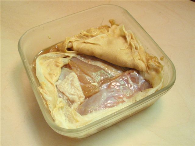 鶏肉の味噌漬け