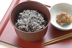 黒ごま粥