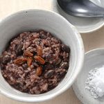 黒米と黒豆のお粥
